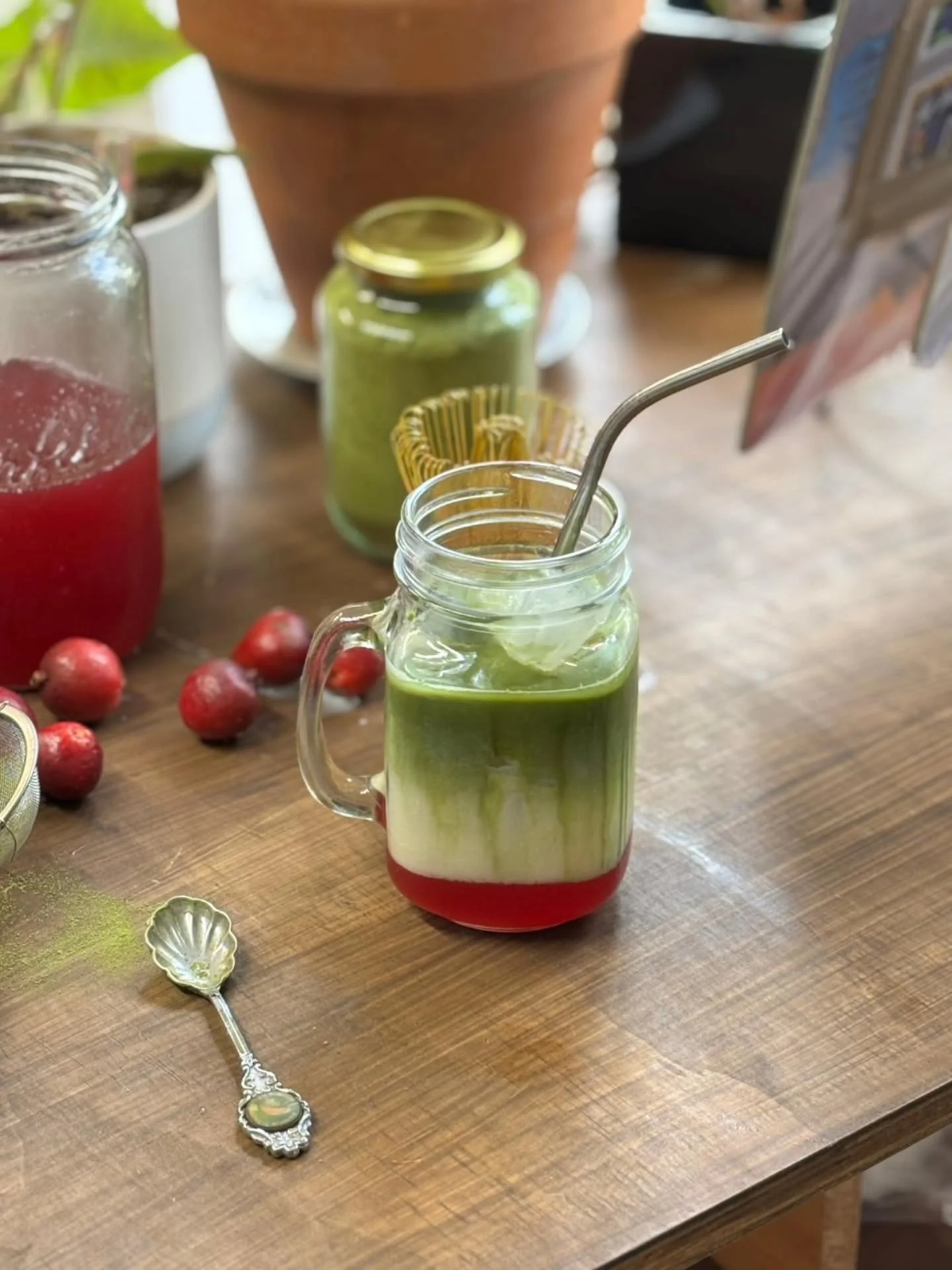 EVENT SPECIAL: Guava Matcha 🩷🍵💚

If you've been into the store recently, you will have noticed the cherry guava tree in our garden is threatening to bury us under its delicious (but sooo plentiful) fruit.

To prevent disaster, we have decided to c