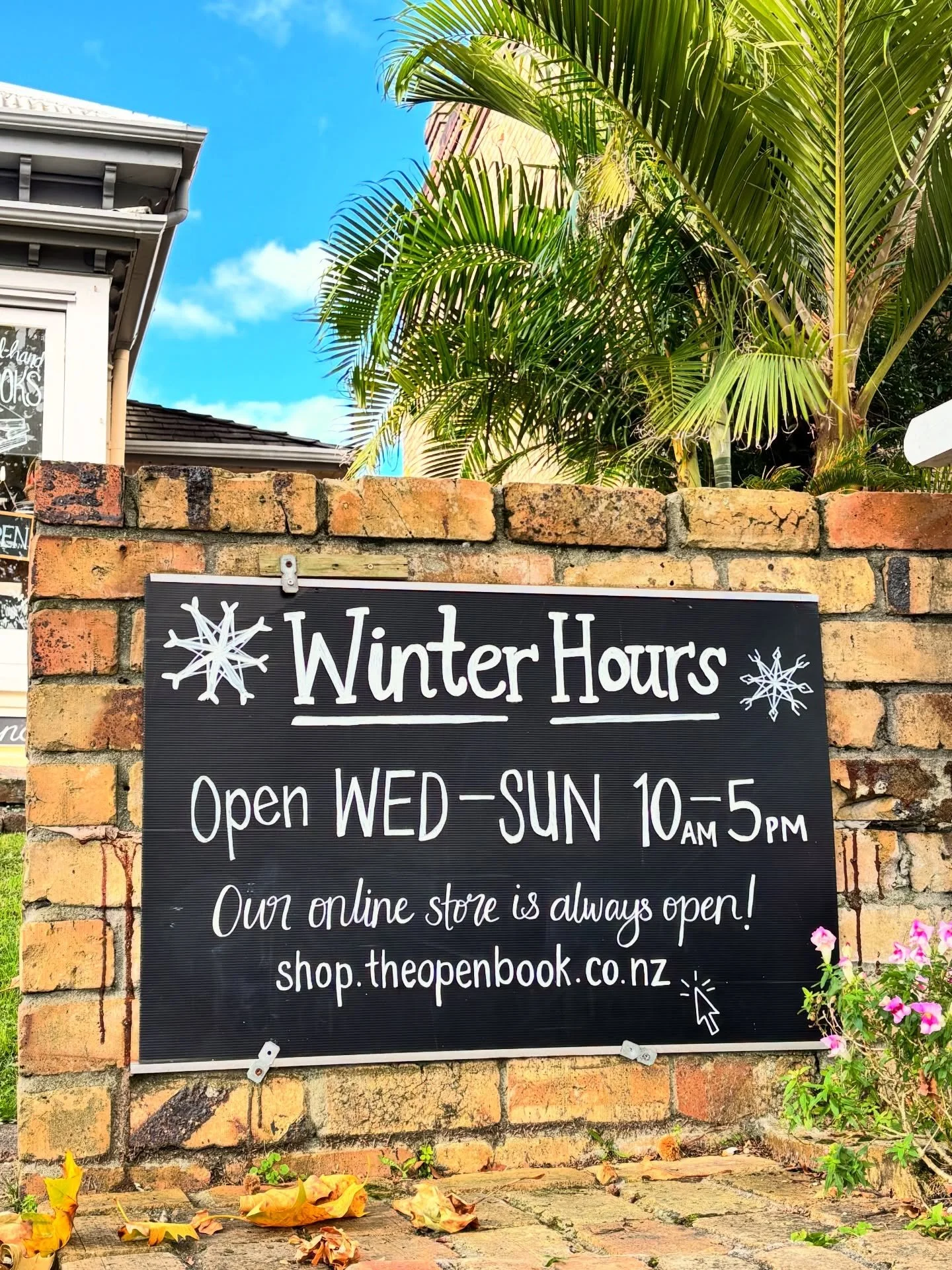 ❄️ WINTER HOURS ❄️

For the colder months we are operating under winter hours, which means we are closed on Mondays and Tuesdays. Don&rsquo;t worry though, we&rsquo;re still open all other days from 10am to 5pm! And you can purchase books online 24/7