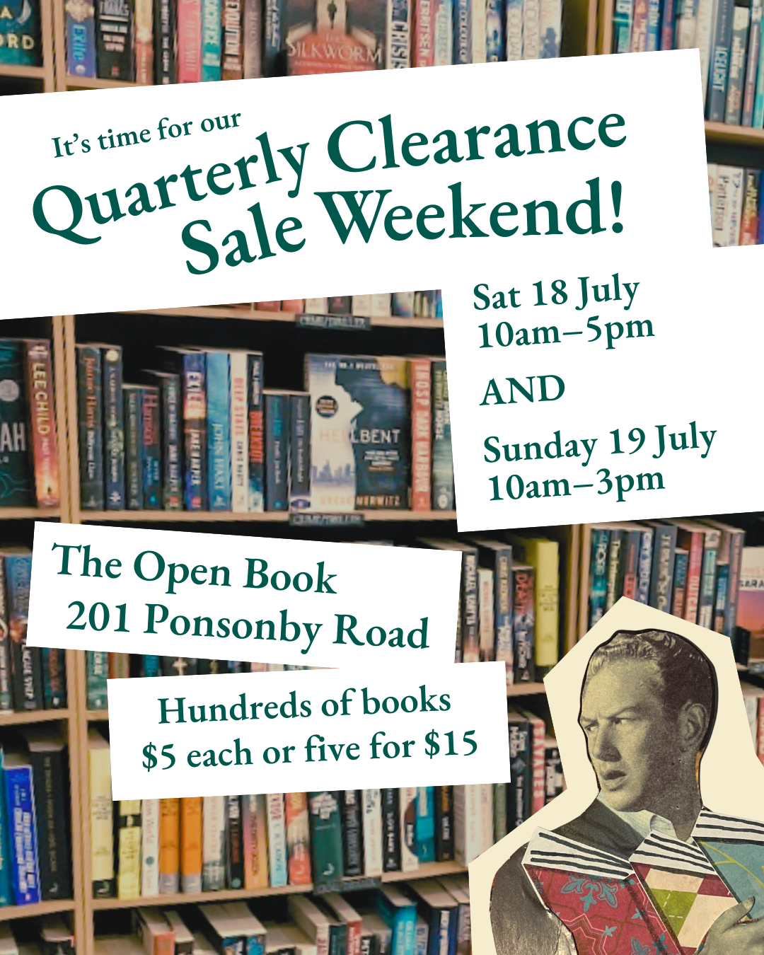 The Open Book Clearance Sale Weekend - July 2026