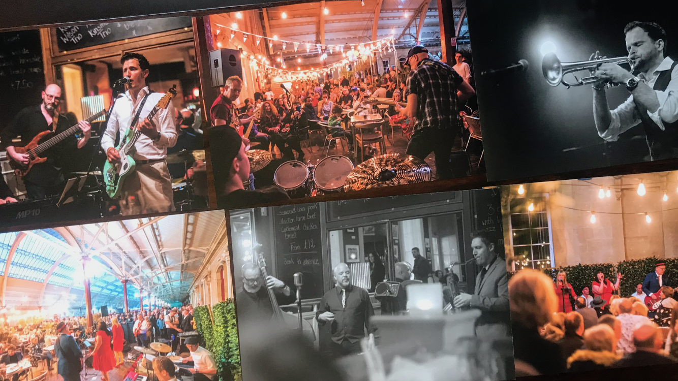 Live music in Bath: alfresco sessions and live jazz, funk, soul and blues music at Green Park Brasserie