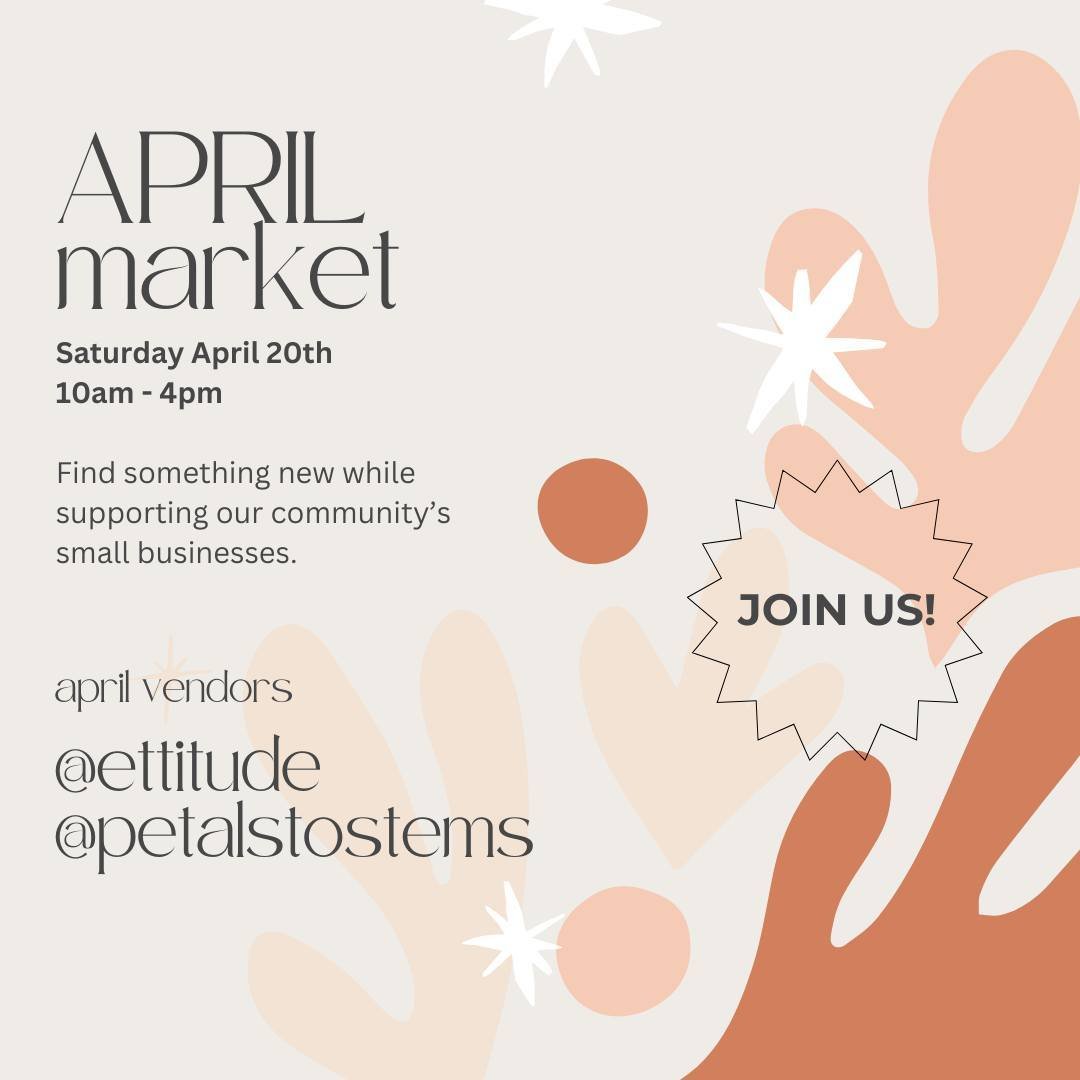 Stop by tomorrow for our April Pop Up Market, featuring luxurious, sustainable bedding from @ettitudestore and stunning, handmade paper florals from @petalstostems. And as always, browse our beautiful organizing products, home decor, and gifts! New m