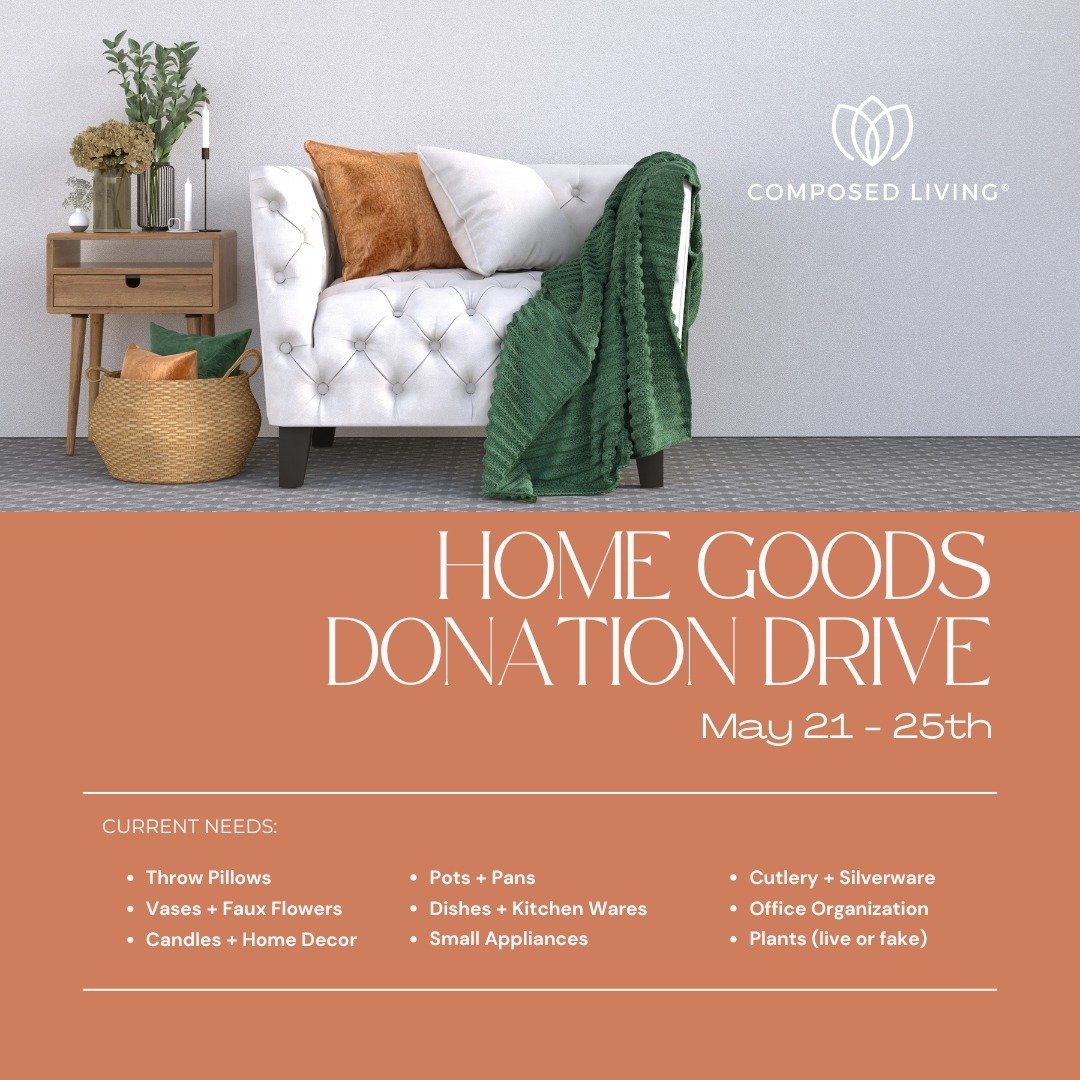 📅 Mark your calendars! May is foster care awareness month, and we've partnered with one of our favorite charities, A Sense of Home, to do something special! ⁠
⁠
We're collecting home goods to help further the mission of @asenseofhomeorg as they crea