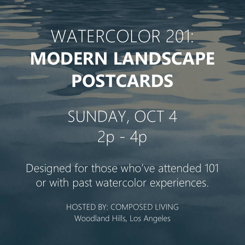 10/4 Watercolor 201: Exploring Techniques