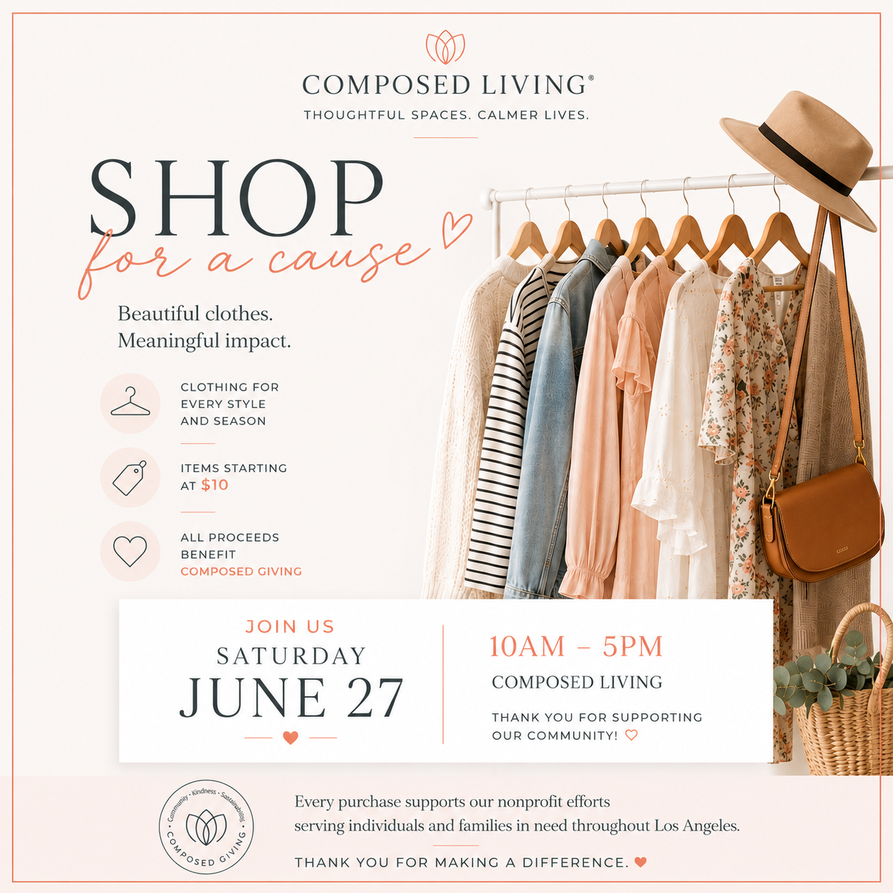 6/27: Shop for a Cause