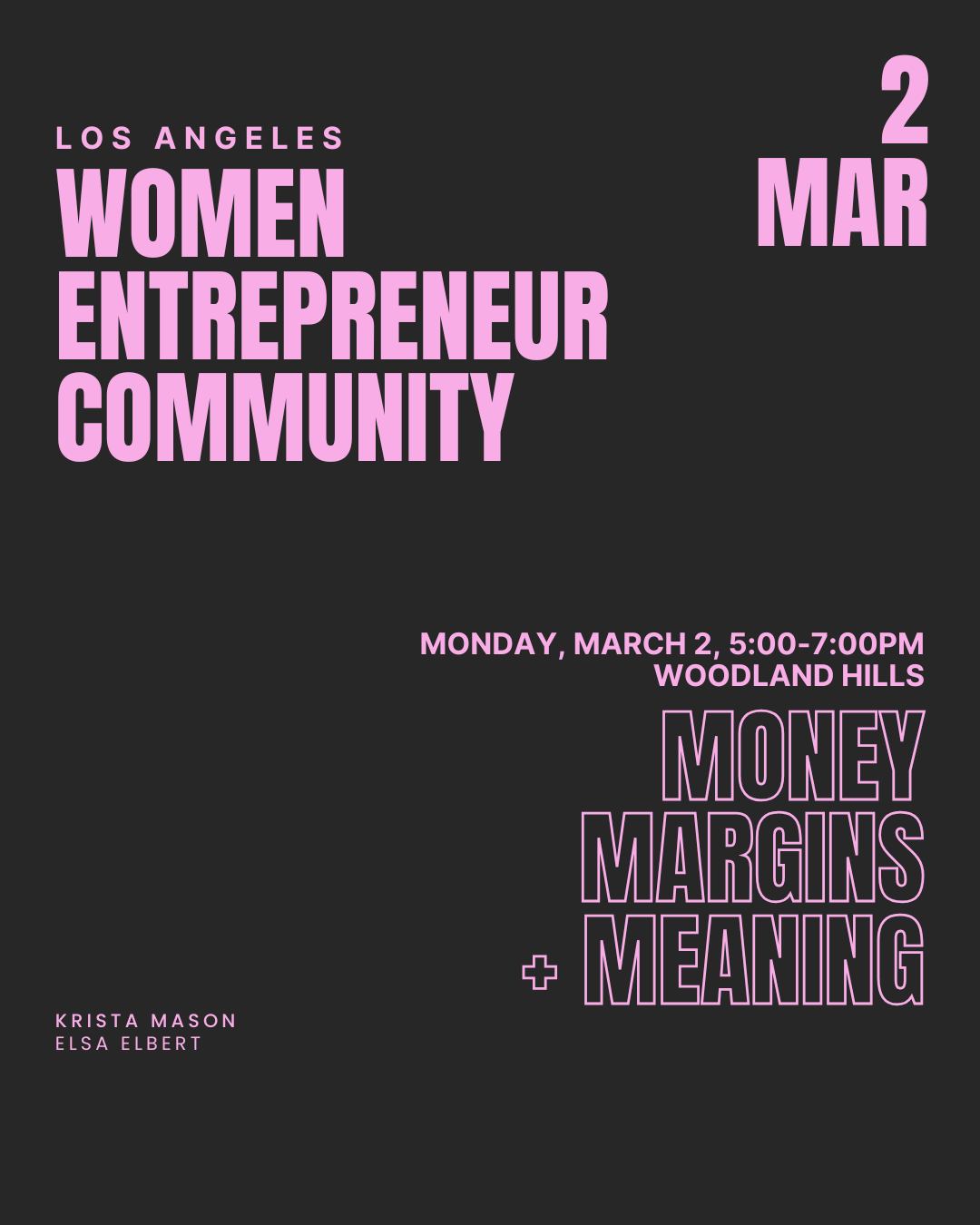 3/2: Women Entrepreneur Community