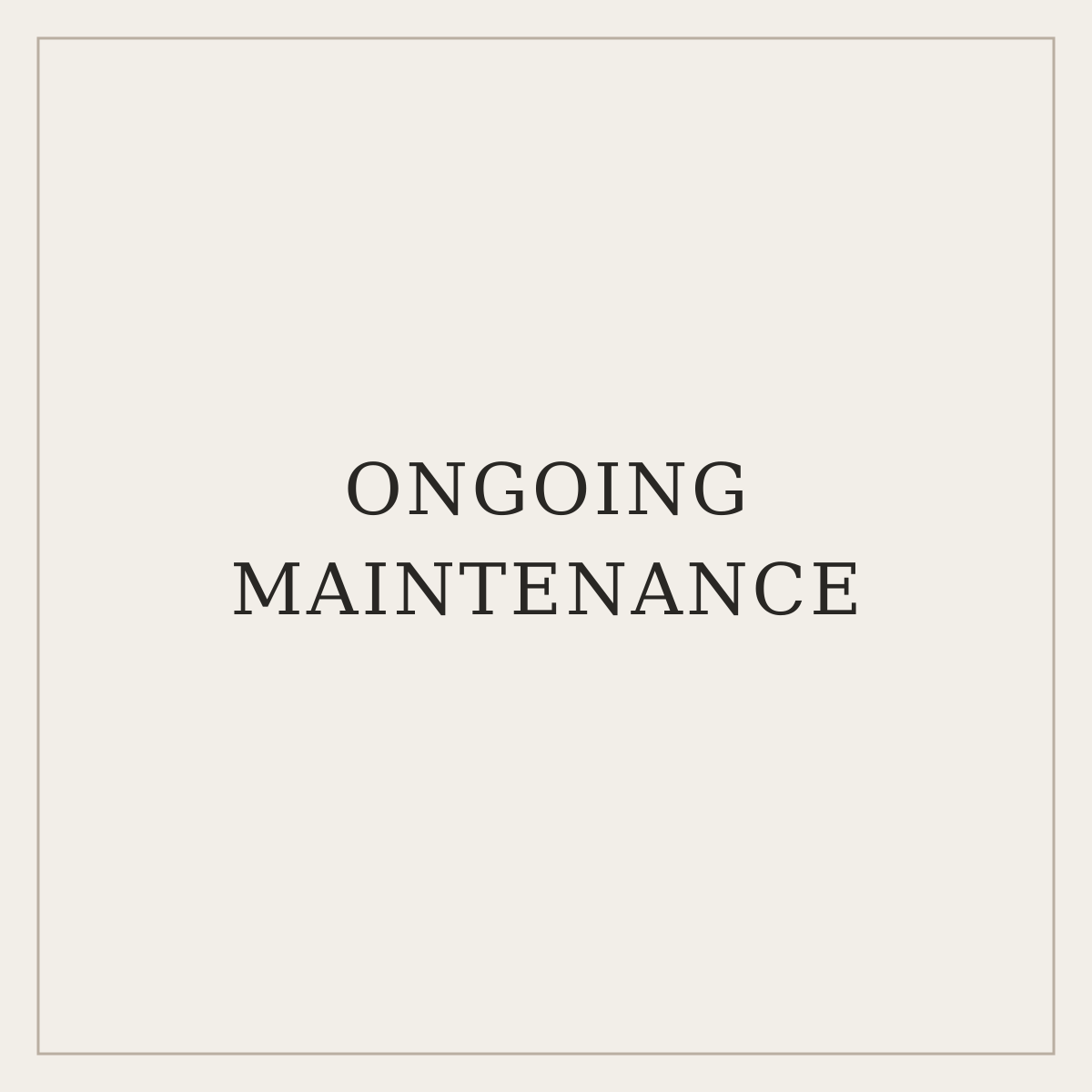Ongoing home organizing maintenance