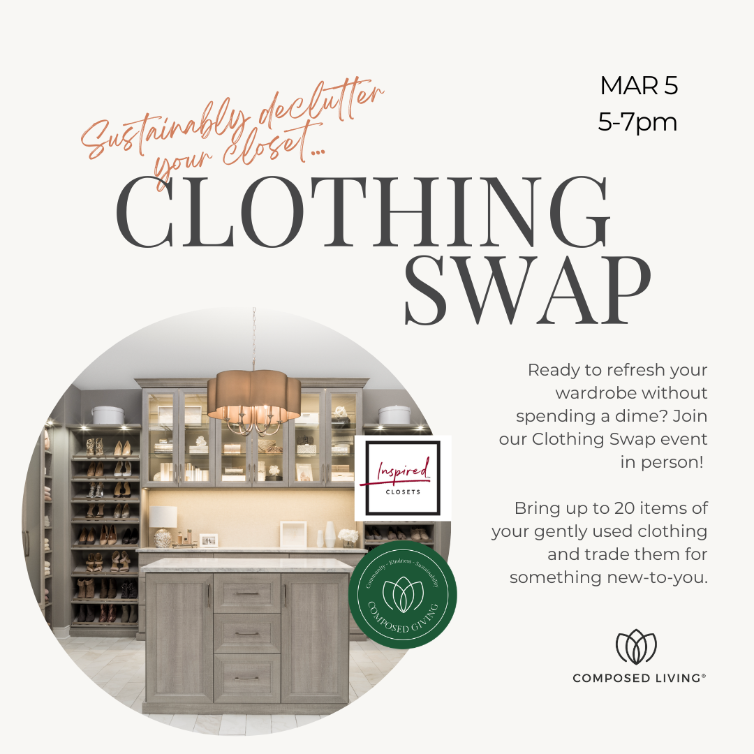 3/5 Clothing Swap with Inspired Closets