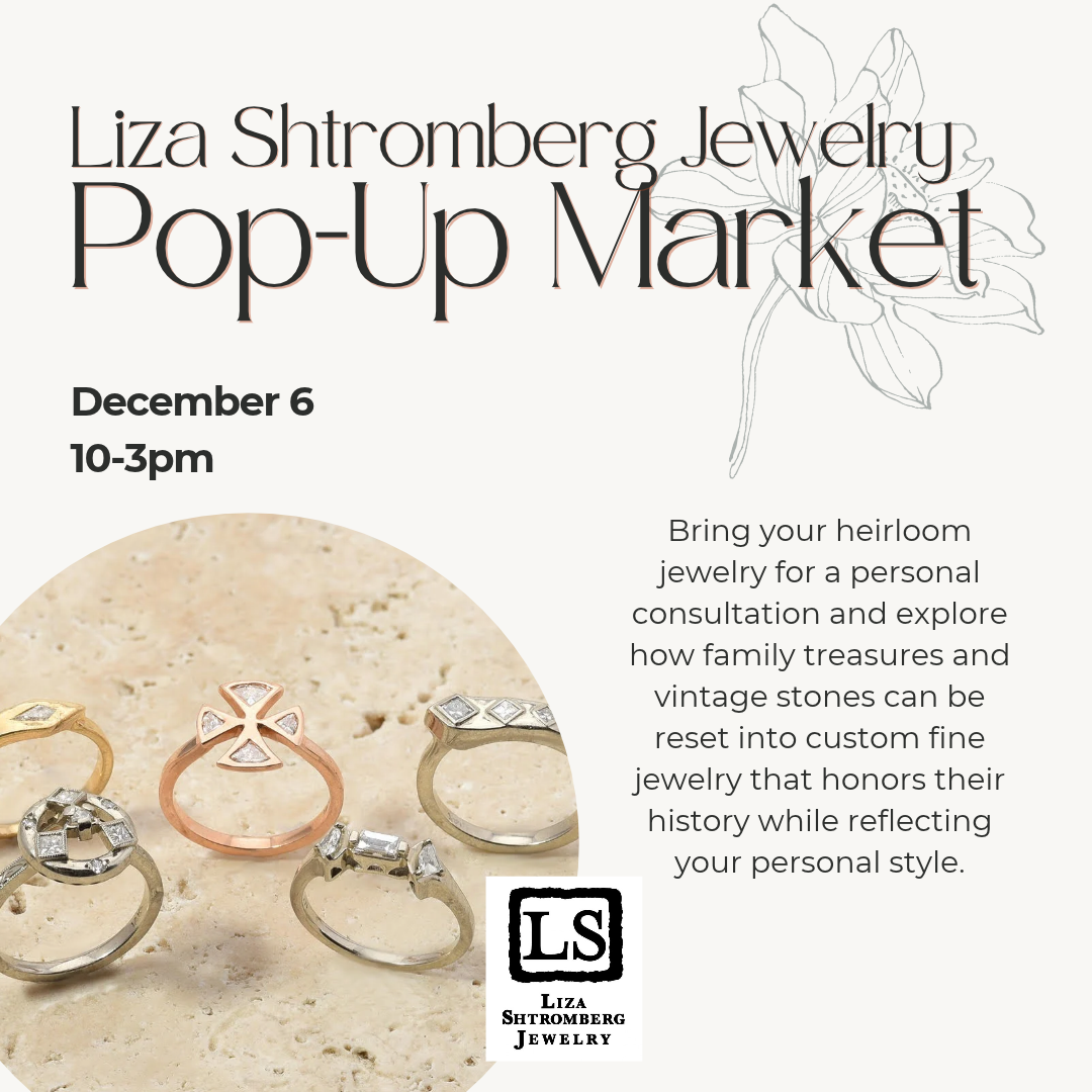 12/6 Liza Shtromberg Jewelry Pop-Up Market