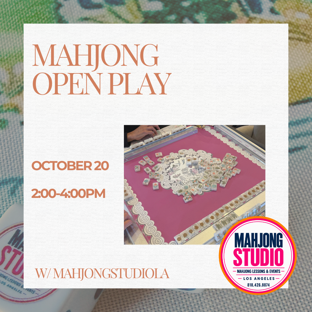 10/20 Mahjong Open Play