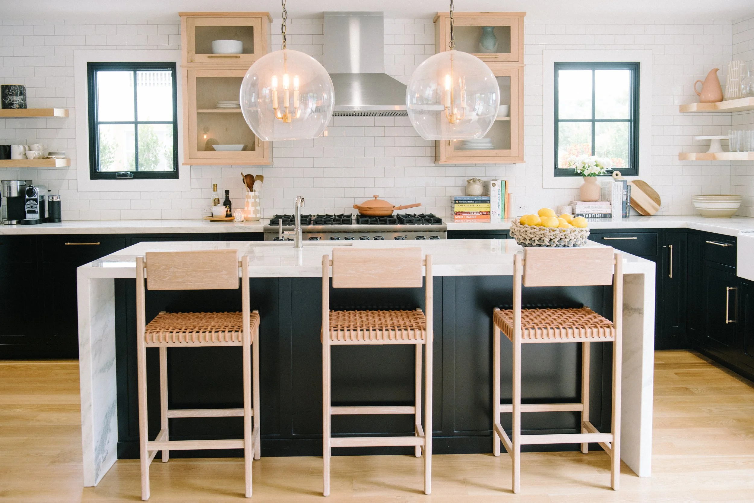 Organized Woodland Hills kitchen with intuitive cooking and storage zones