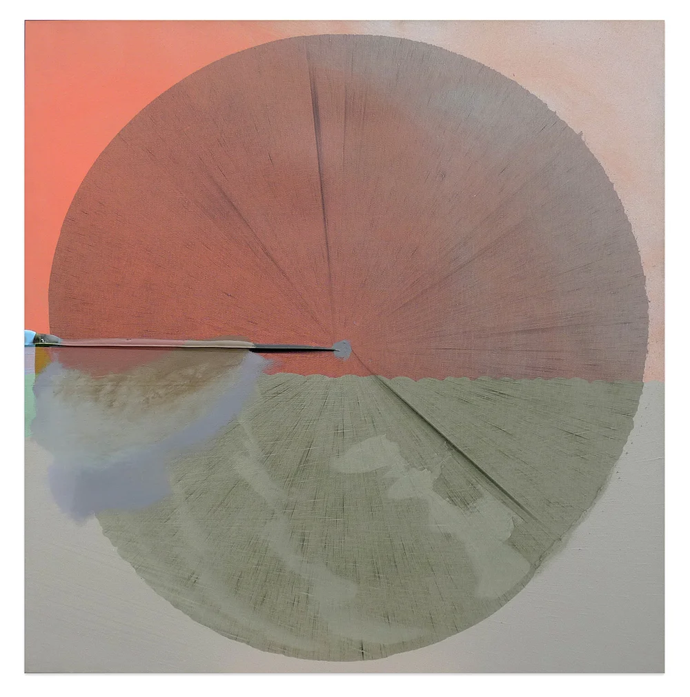 Joseph Drapell : late call, 1981, acrylic, on, canvas, 55 x 53