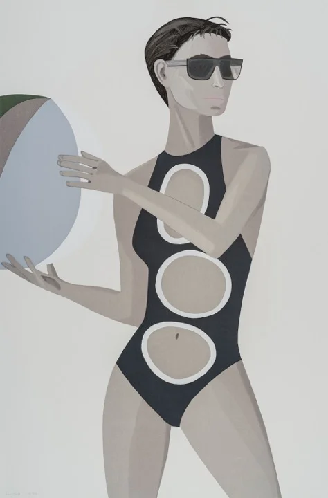 Alex Katz : Chance 1 (Anne), 2016, 27-33 colour silkscreen on Saunders Waterford, white, cold press, 300 gsm fine art paper, 70 x 46 in., edition 50, edition numbers 16 & 17