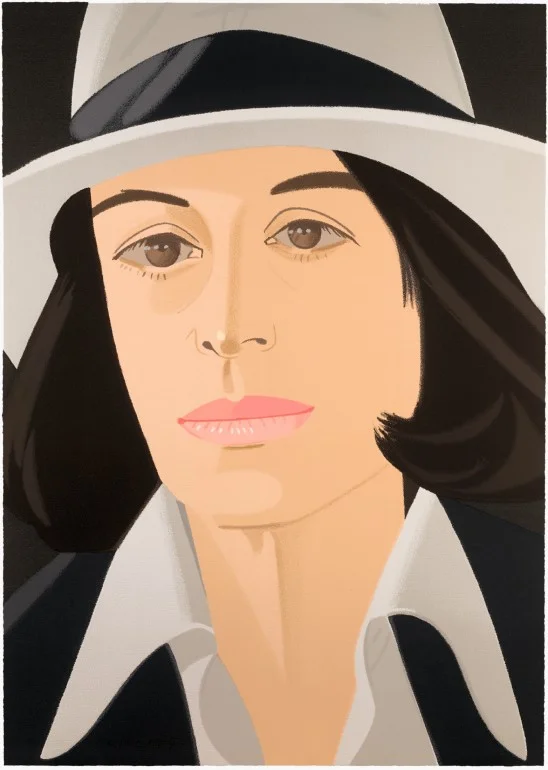 KATZ, Alex : ada in white hat, 1990, 41 colour, silkscreen, ed150, ap30, signed, 36 x 25.5