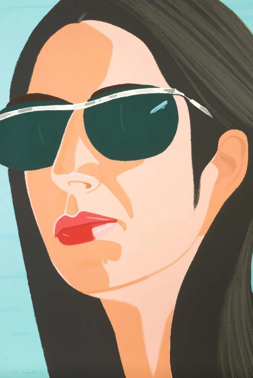 Alex Katz : ada with sunglasses, 1990, 29-clr, silkscreen, ed150, 36 x 24.25