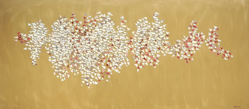 Robert Goodnough : untitled, 1962, oil, on, canvas, 58 x 132 lrg