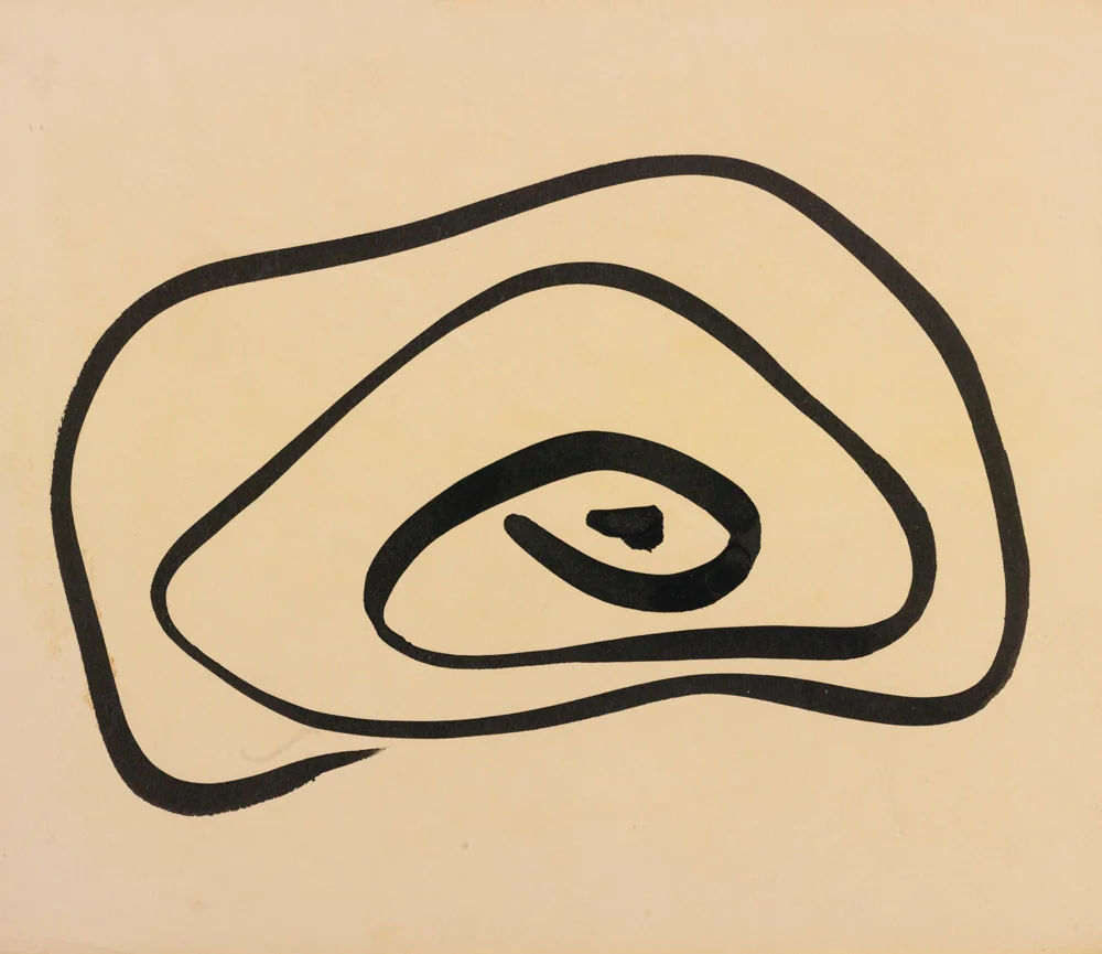 Arshile Gorky : untitled, 1945, ink on paper, 8.5 x 10