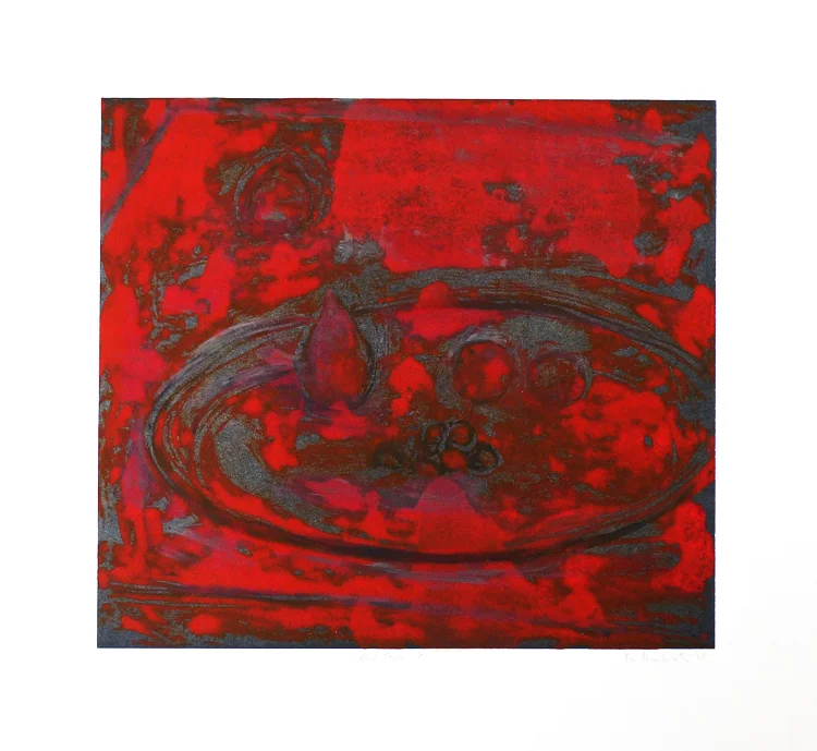Susan Hambelton : Red Porter 2, 2002, monoprint, 22 x 24