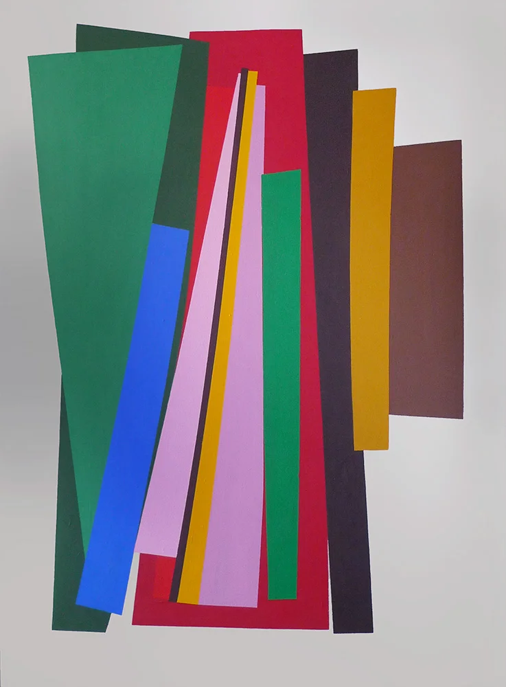 William Perehudoff : AC92 017, 1992, acrylic on canvas 80 x 58in