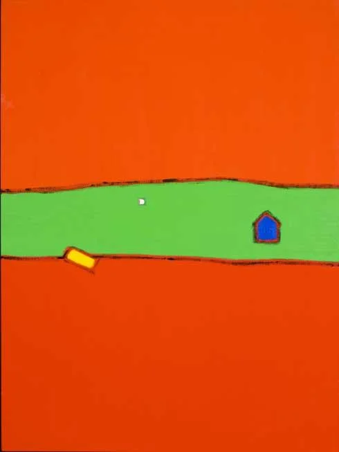 Pat Service : Vivid, 2007, acrylic on canvas, 55.5 x 41.5