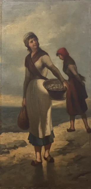 Roger Joseph Jourdain : Untitled, oil on board, 21 x 14.25