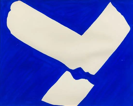 Jack Youngerman : April 24, 1965, 1965, gouache on paper, initialled JY and dated, 23 x 29 inches