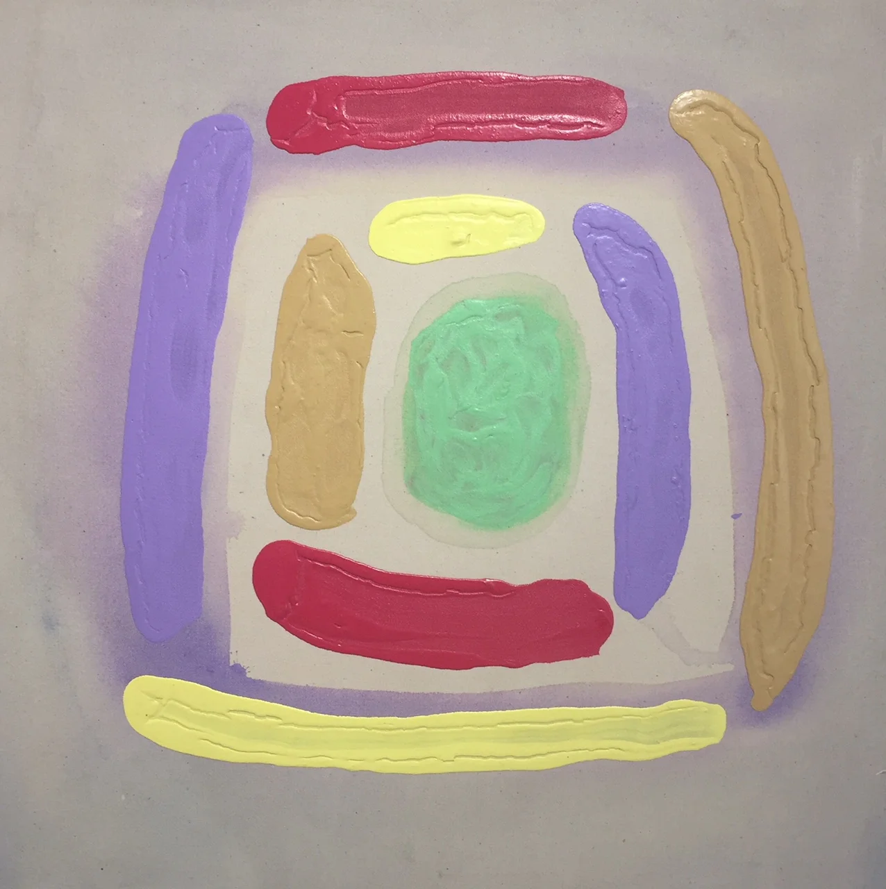 William Perehudoff : AC89-17, 1989, acrylic on canvas, 32 x 32 inches