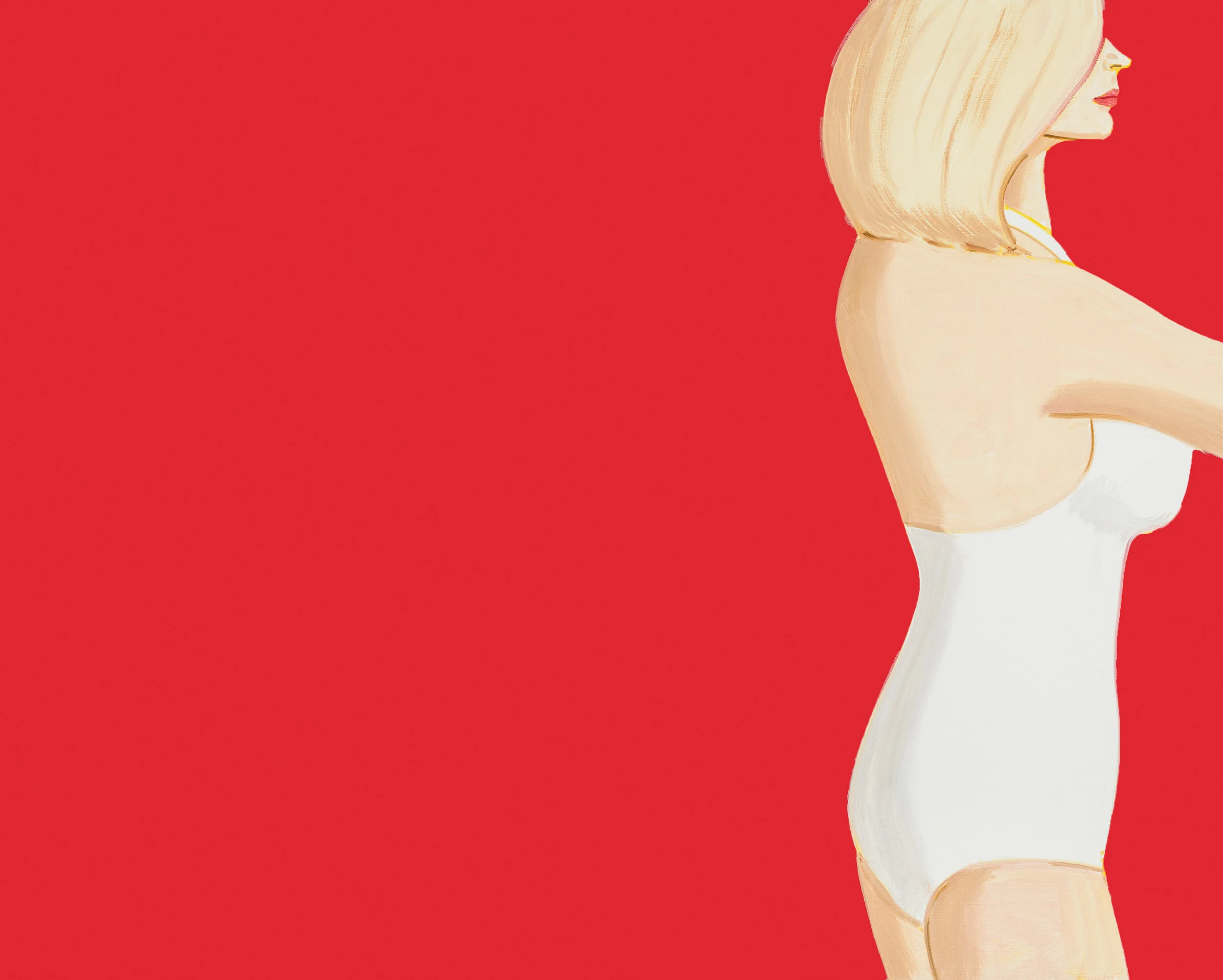 Alex Katz : Coca Cola Girl 3, 2018, screenprint, 40 x 50 inches