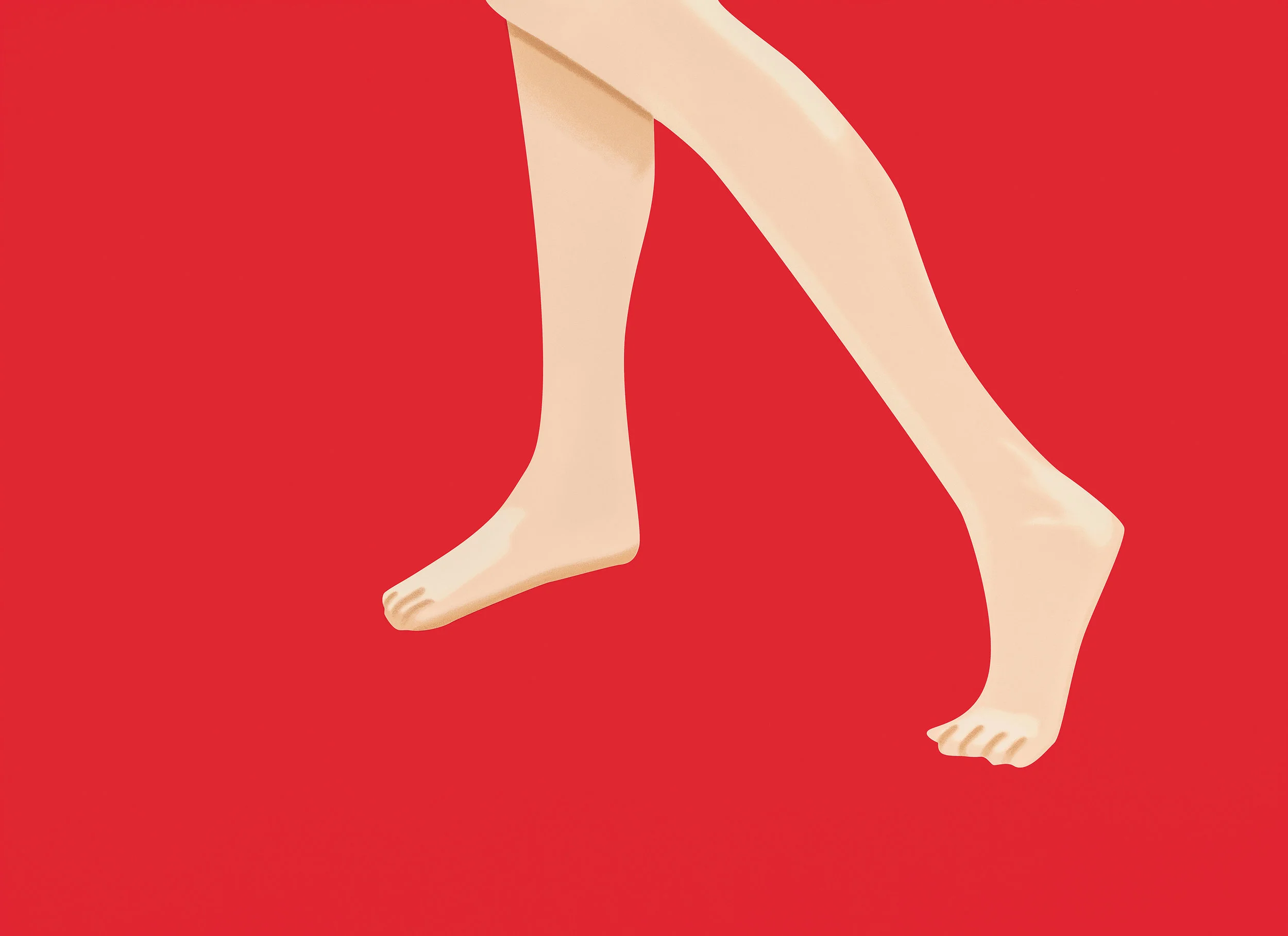 Alex Katz : Coca Cola Girl 8, 2018, screenprint, 40 x 55 inches