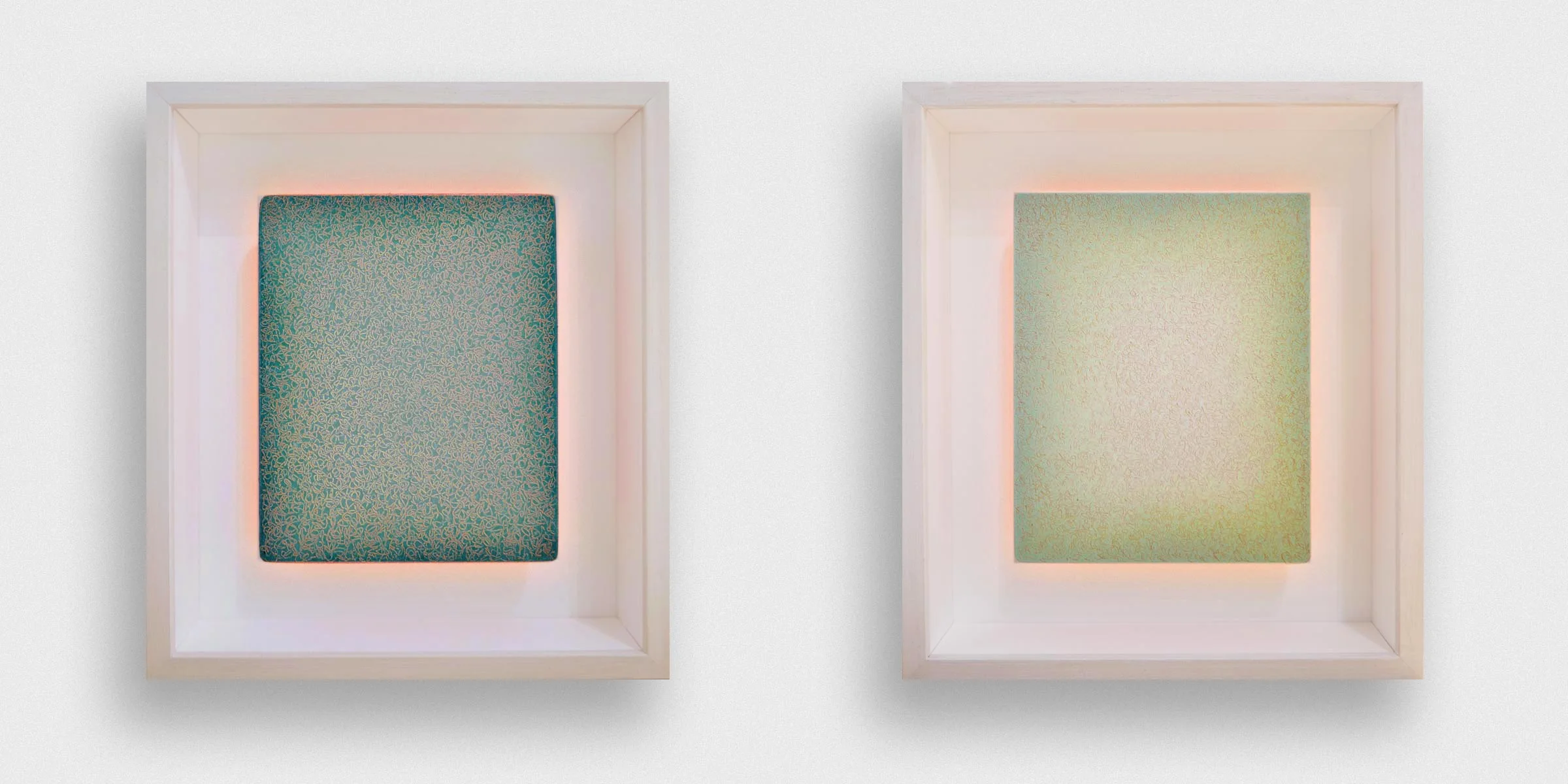 Eberhard Ross: Untitled (Fermata series), 2019, Acrylic on canvas, 4.75 x 6 inches