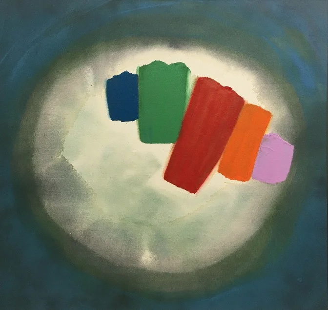William Perehudoff: AC90 005, 1990, Acrylic on canvas, 24 x 36 in