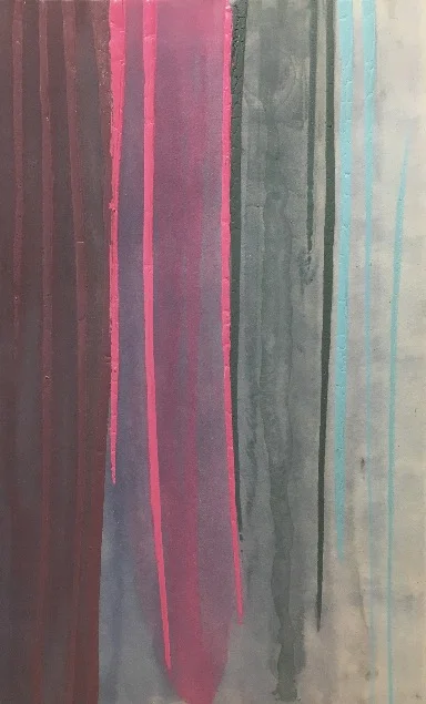 William Perehudoff: AC82 011, 1982, Acrylic on canvas, 42 x 25 in