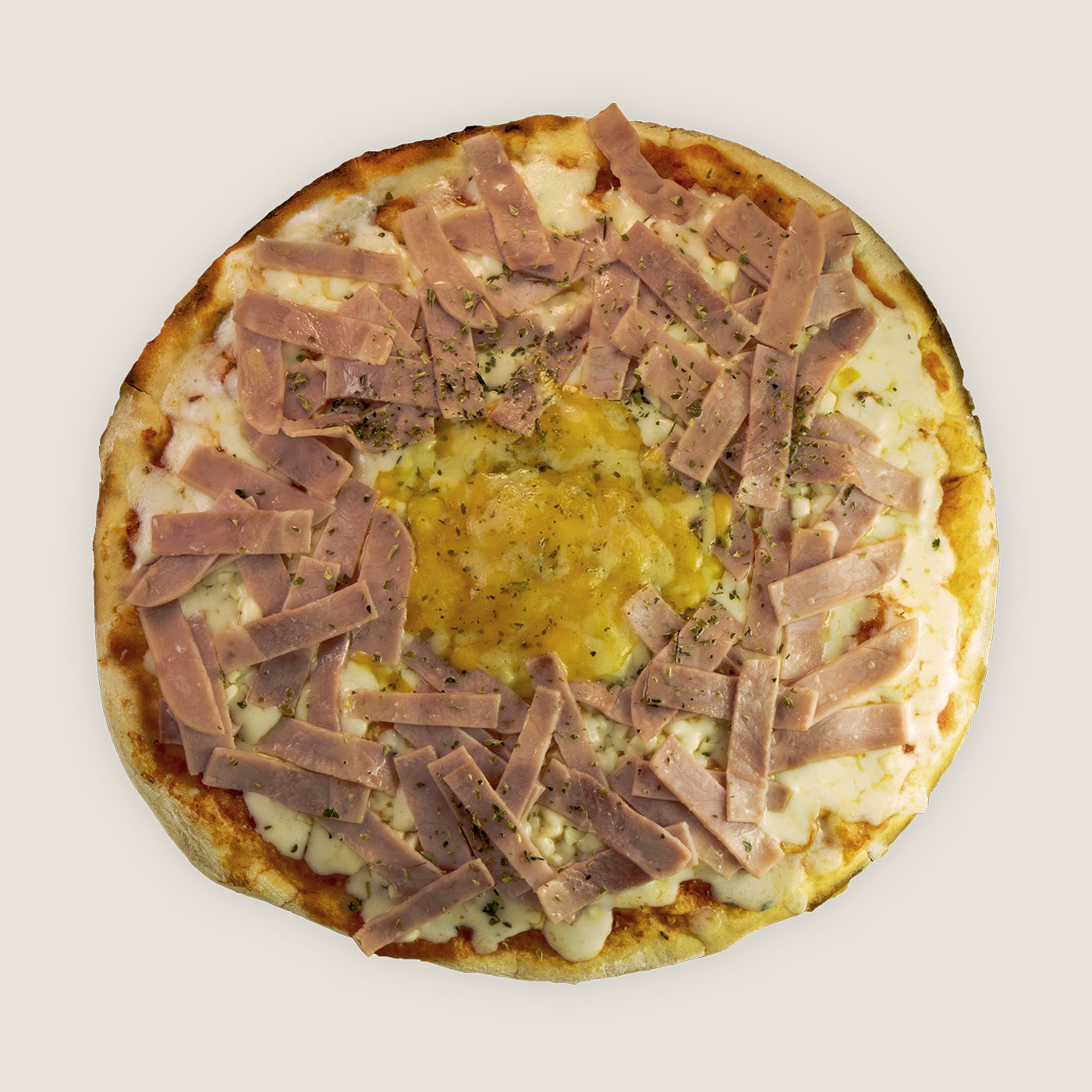 PIZZA JAMÓN Y QUESO