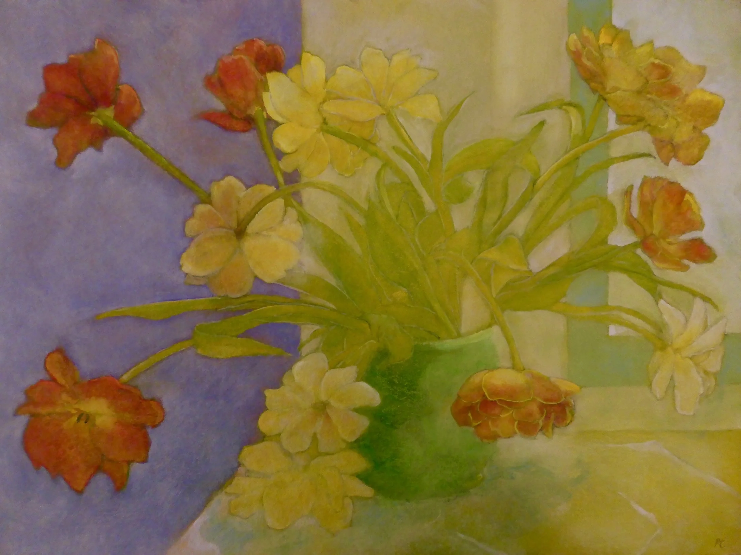 Yellow Orange Tulips