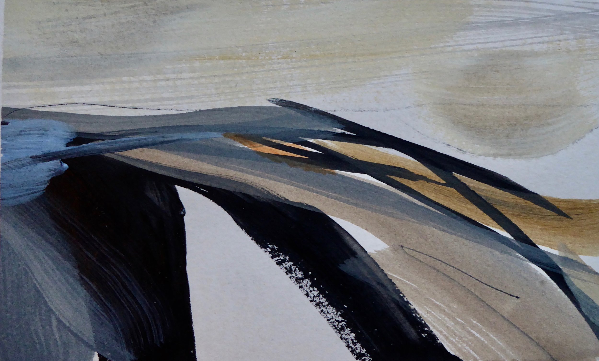 The Punchbowl I Acrylic on paper 18 x 12 cm £175