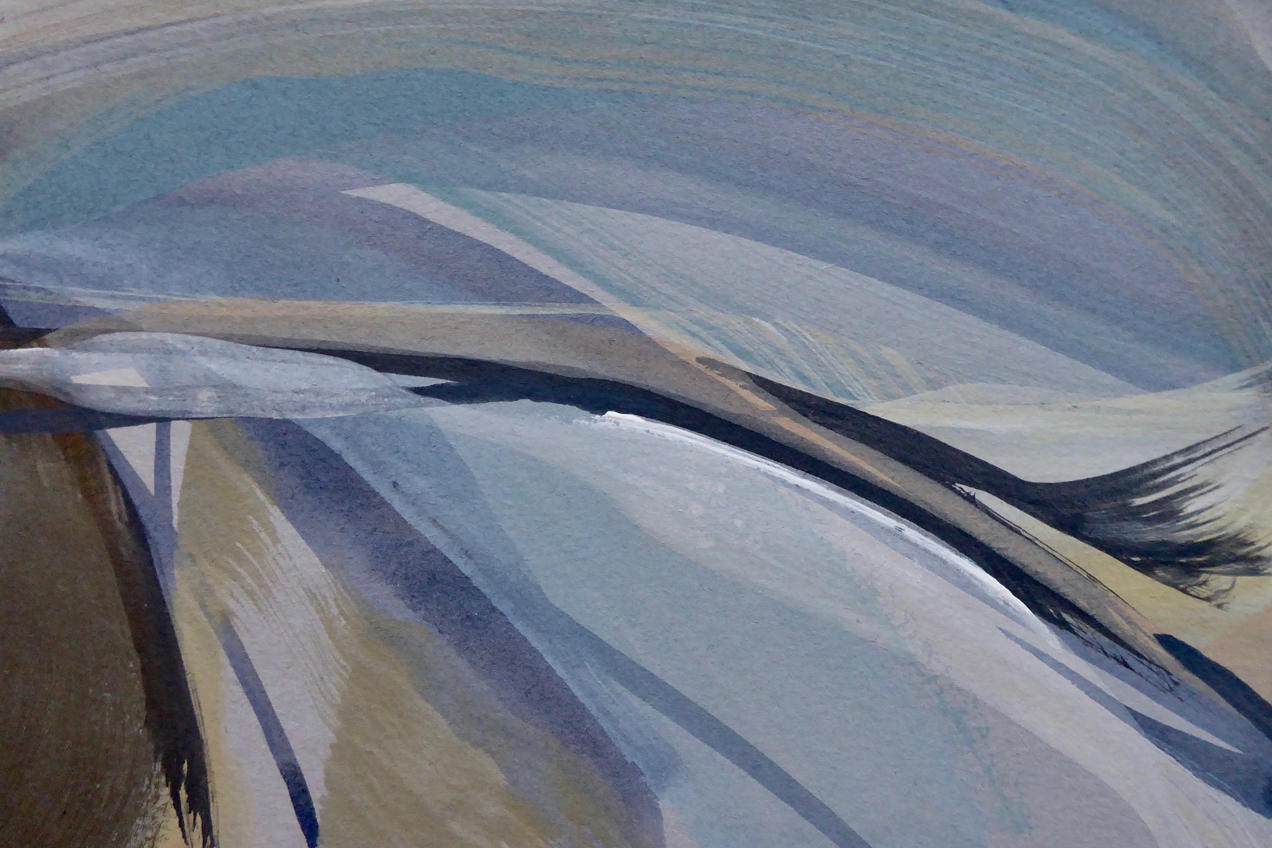 The Punchbowl II acrylic on paper 18 x 12cm £175