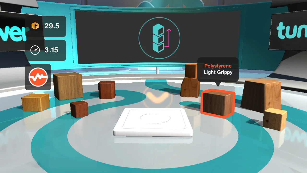 I took advantage of the Move controller to efficiently package information. In this example, the player can hover over any item in the game to reveal its properties.