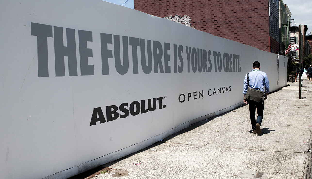<h6 >OPEN CANVAS<h6/><h2>ABSOLUT<h2/>