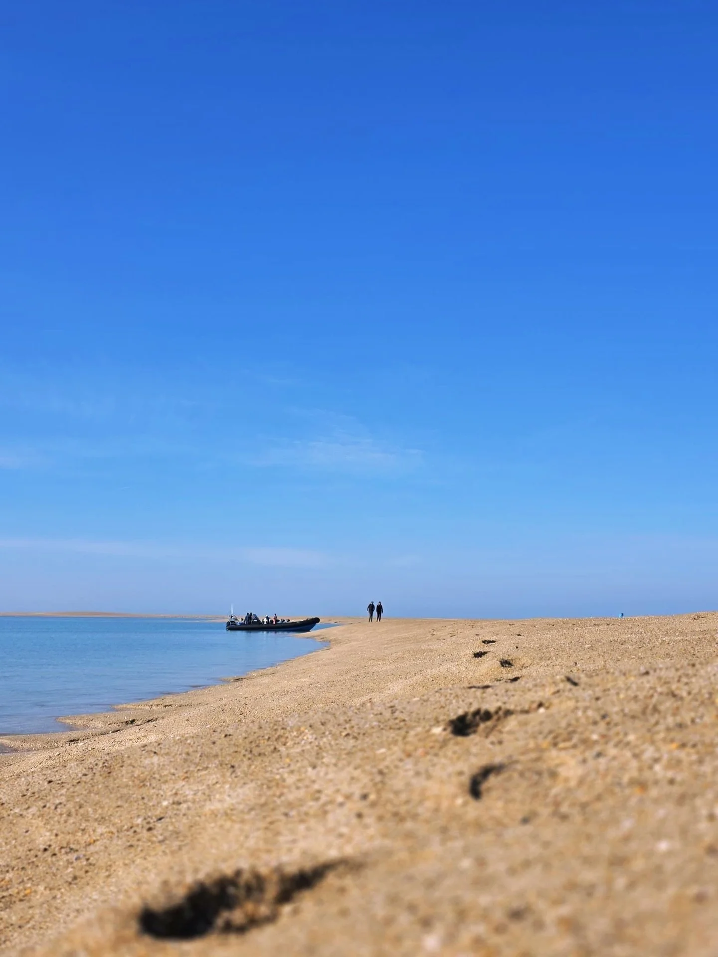 🏝️The Minquiers Sandbank🏝️ Jersey&rsquo;s very own desert island, where the sea is a clear blue and relaxation takes priority. 
&bull;
&bull;
#paradise #hiddengems #secretspot #desertisland #visitjersey