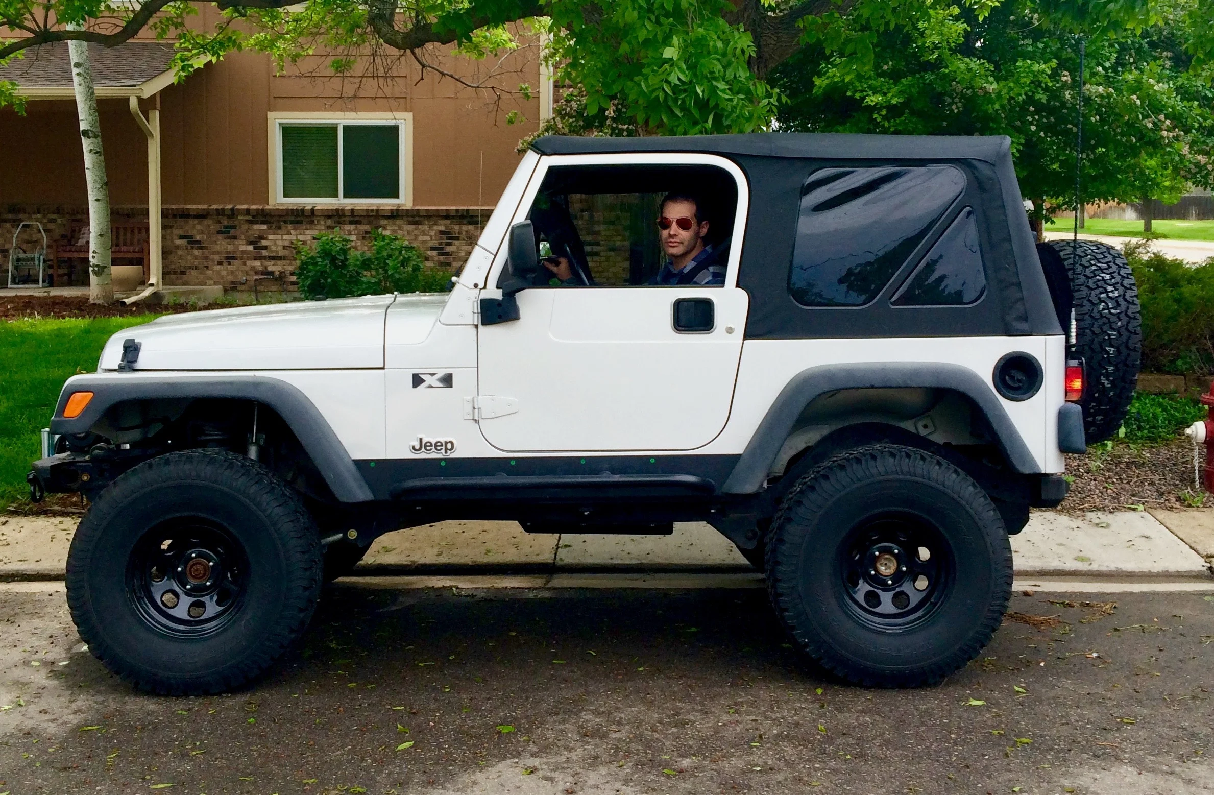 When the "Hulk" (thats the jeep) was just a baby!!
