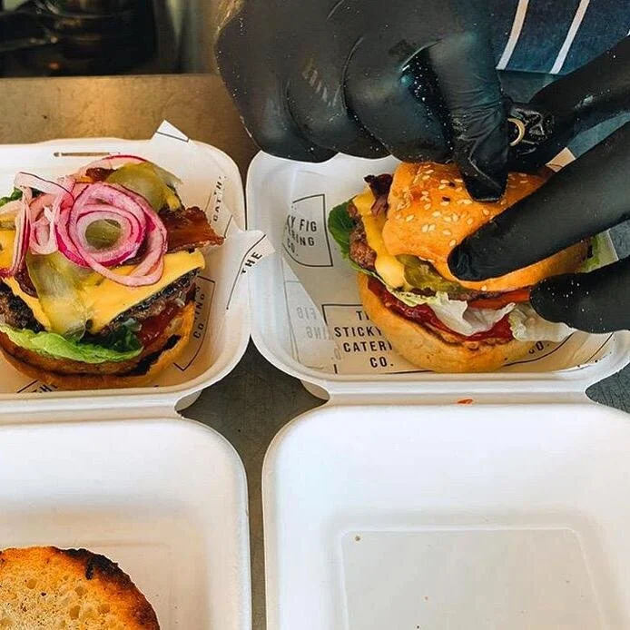 Burger Pop up at Twilight Cricket Chaddesley Corbett