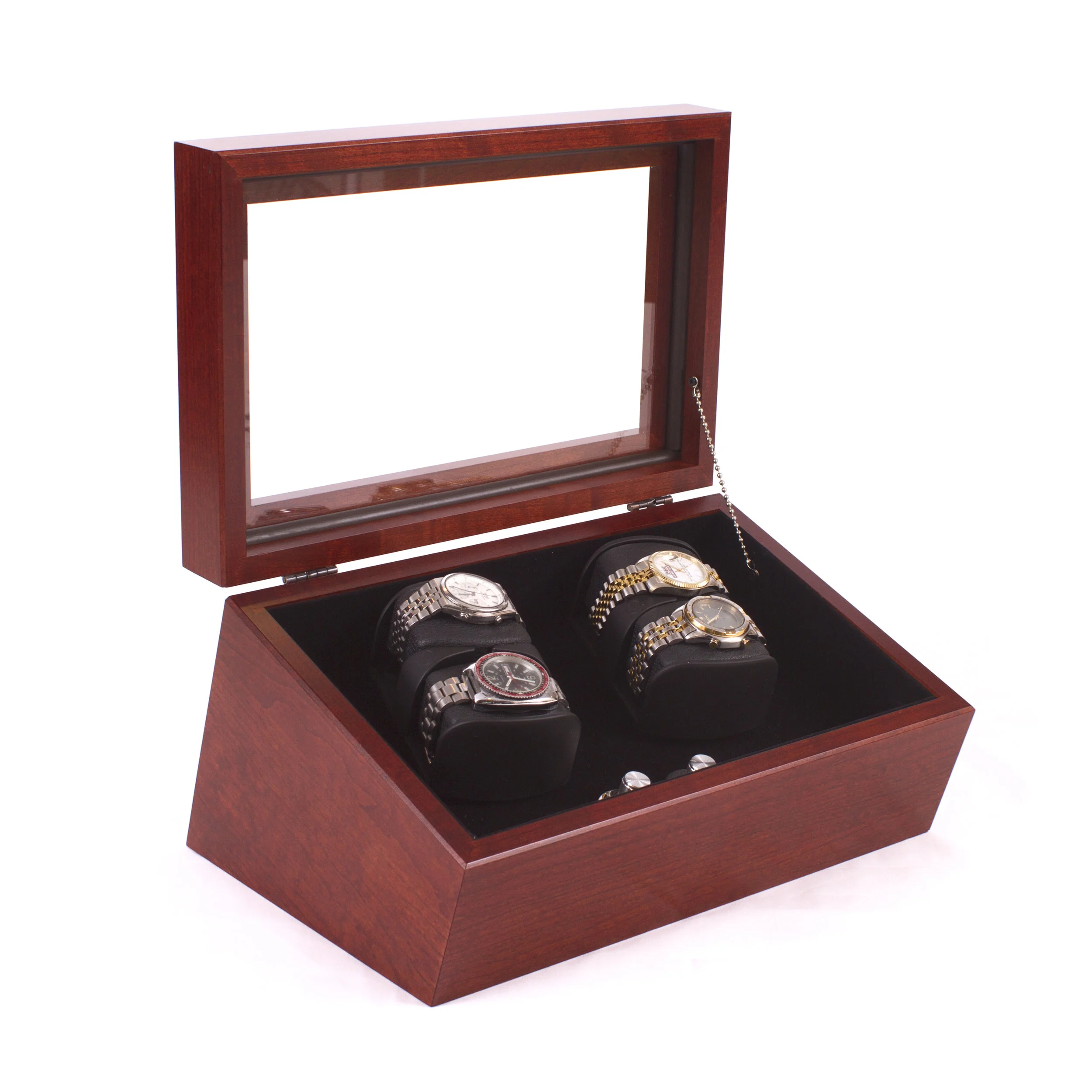 WW04C COMMODORE Watch Winder Open.jpg
