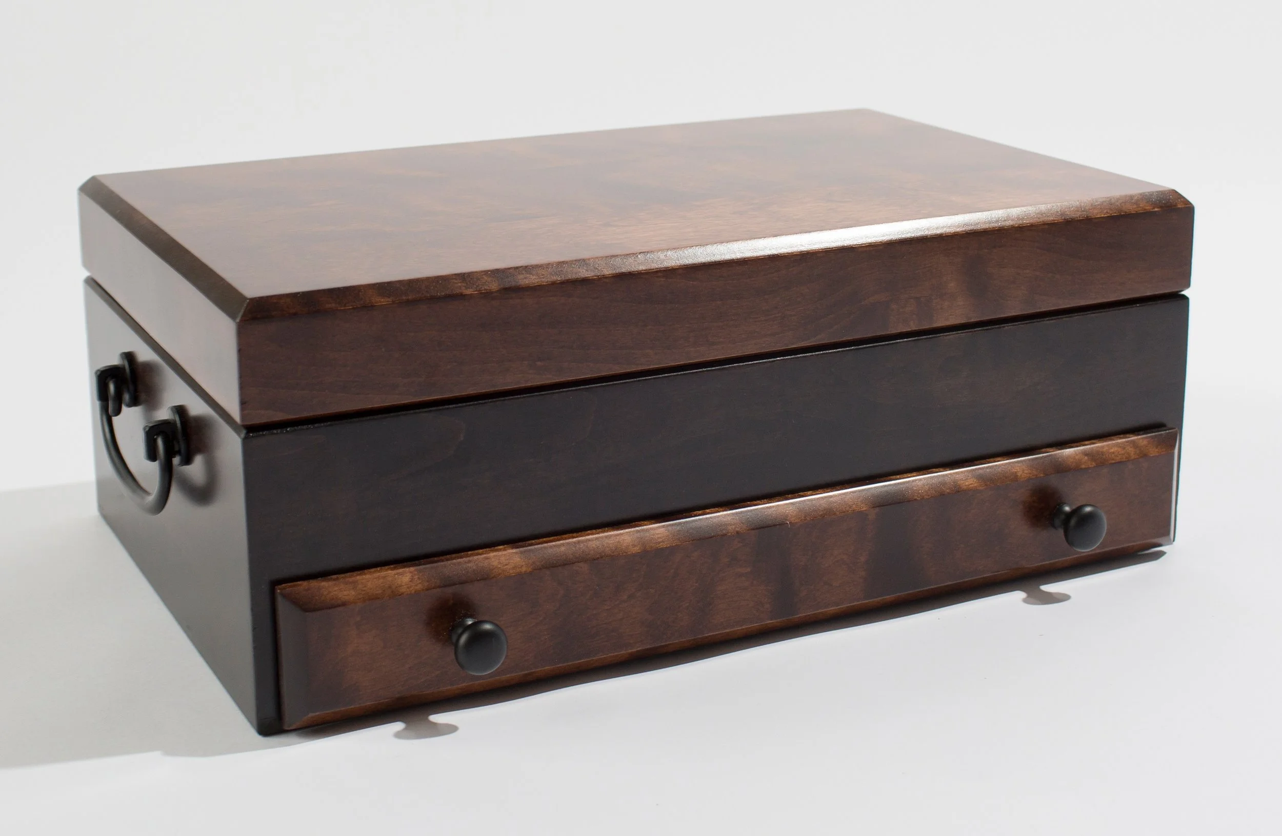 #JFB1 Flaming Amish Birch- 1 Drawer CLOSED.jpg