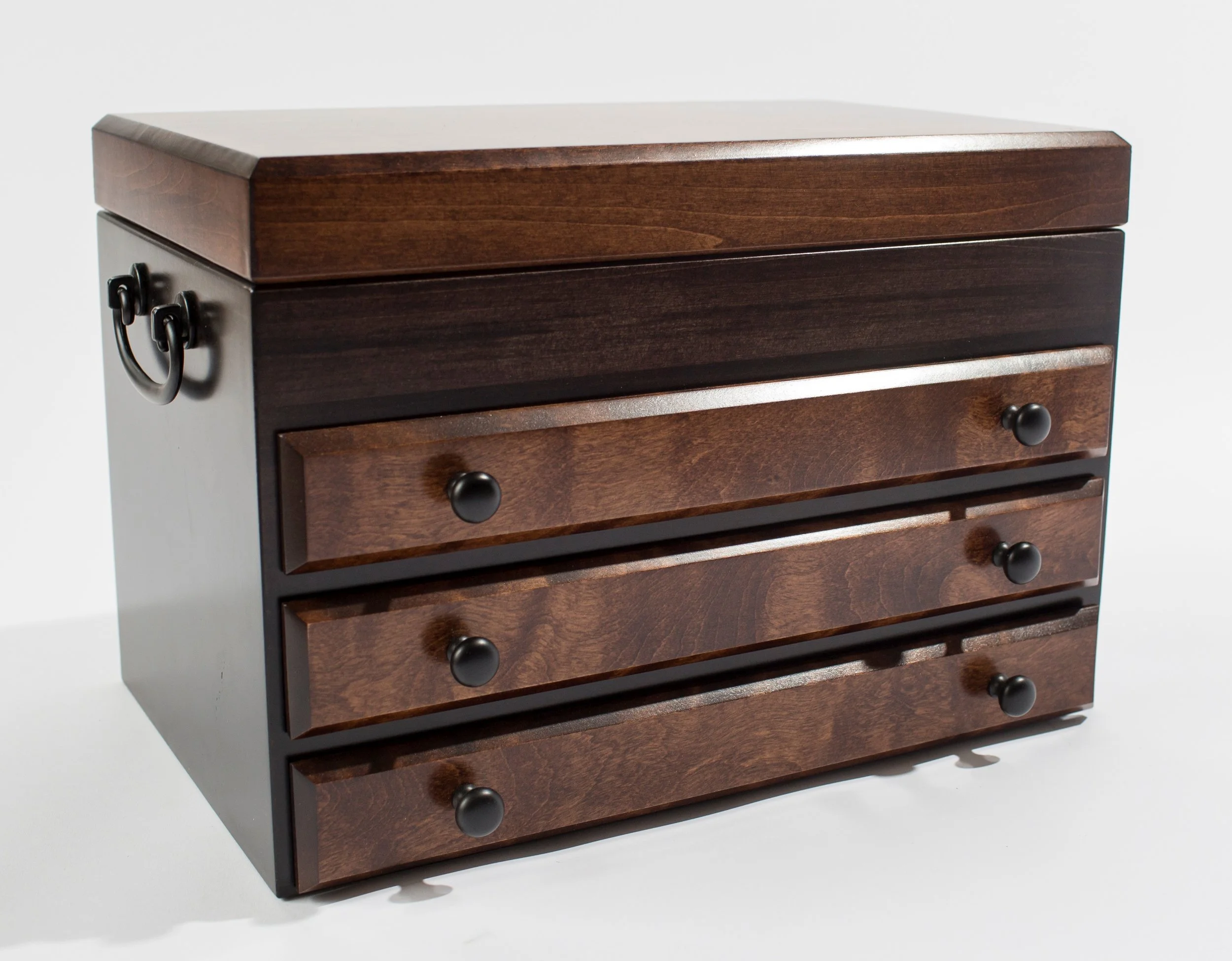 #JFB3 Flaming Amish Birch- 3 Drawer CLOSED.jpg