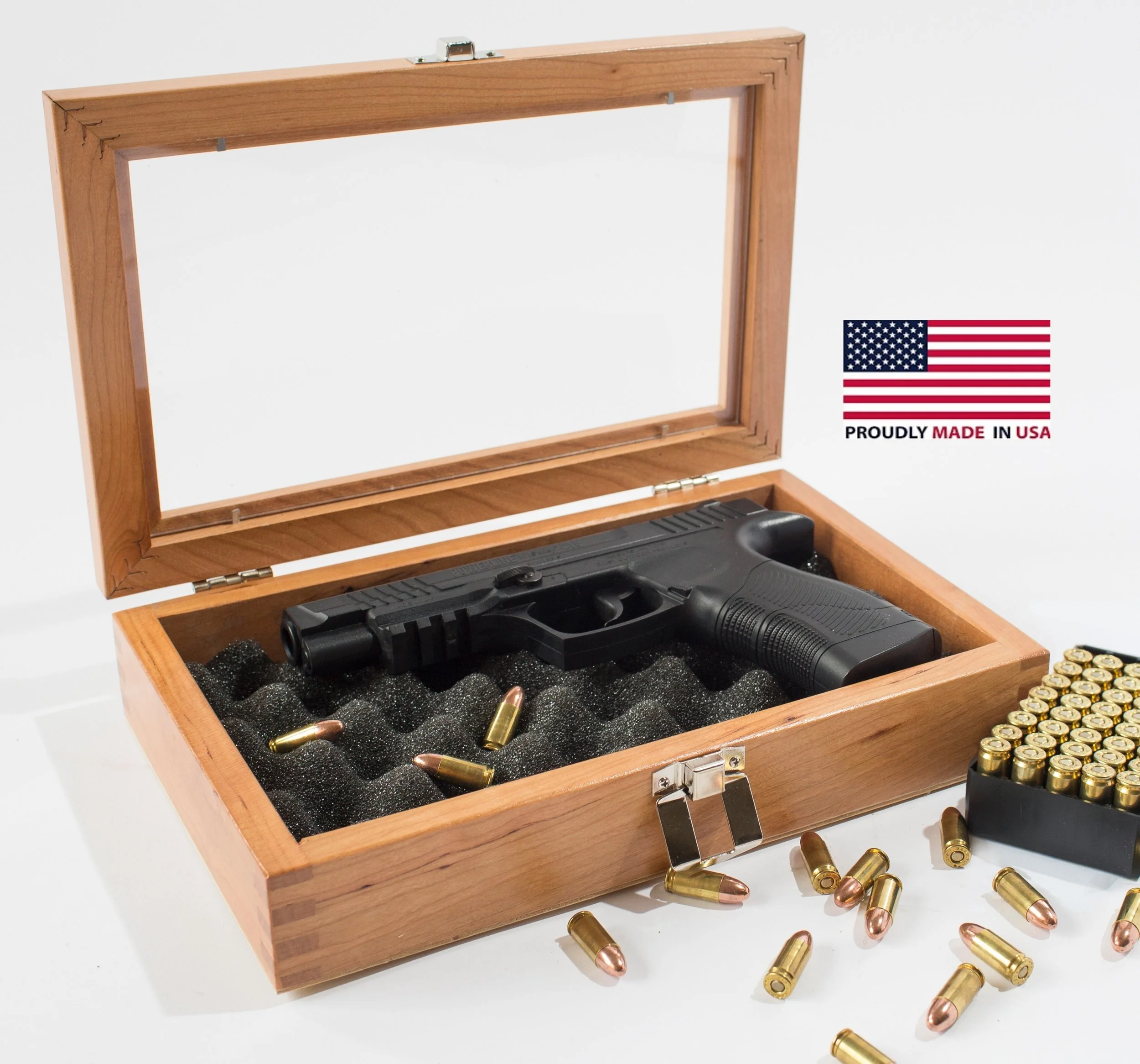 #GD1N Pistol Display Case, OPEN.jpg
