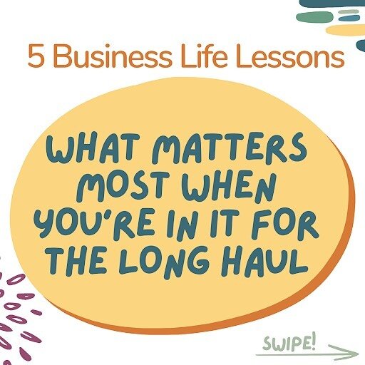 Whether you're new to entrepreneurship or seasoned&mdash; these 5 lessons are the throughlines of any business that's successful and sustainable over time.

#businesstips101 #entrepreneurhacks #sustainablebusiness #entreprenuerlife #lessonslearned