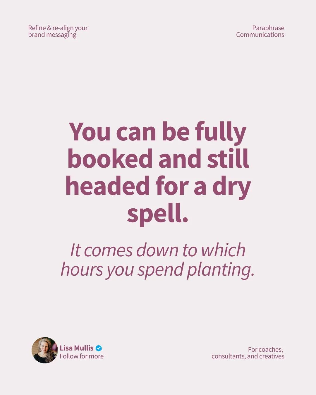 Before you swipe, try this. 
👉 Pick last week and look at where the hours went, the real version, not the one you'd describe to someone else. 

The work that earned money, the admin that ate the afternoons, the strategy and visibility work that kept