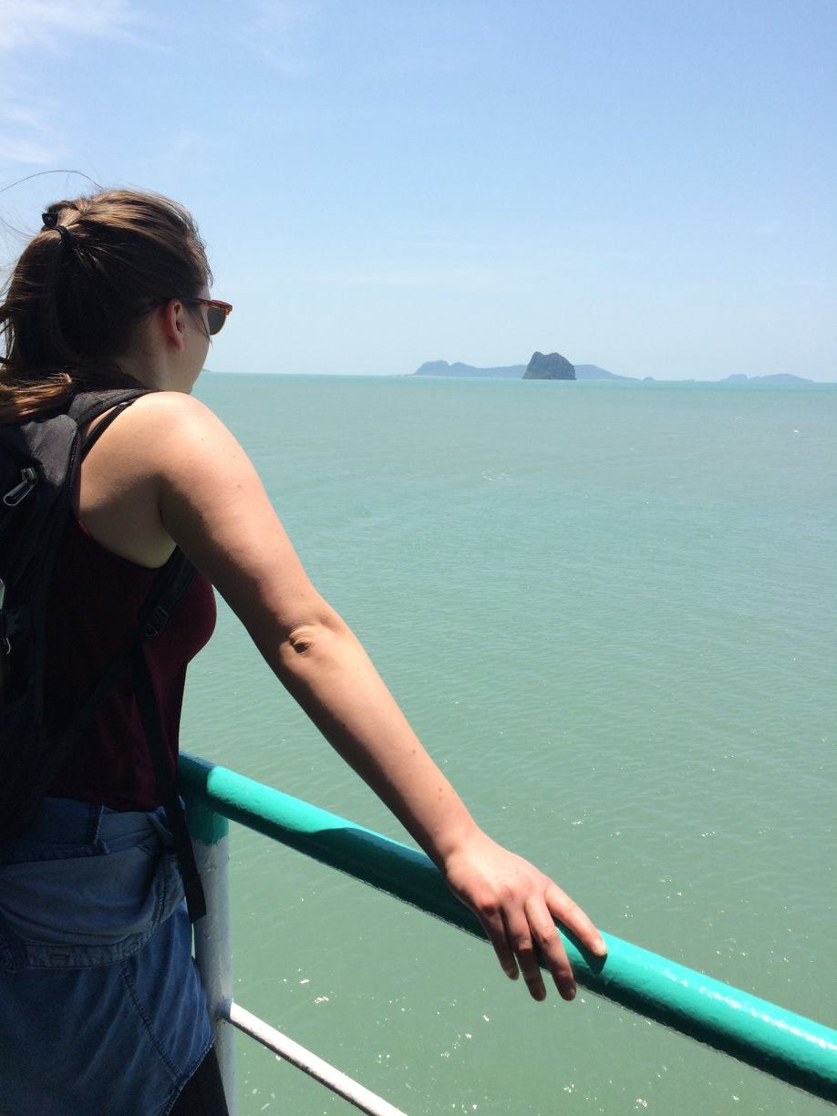 Oh, and if you are wondering - this photo was taken on a boat en route to Ko Pha Ngan in southern Thailand. 