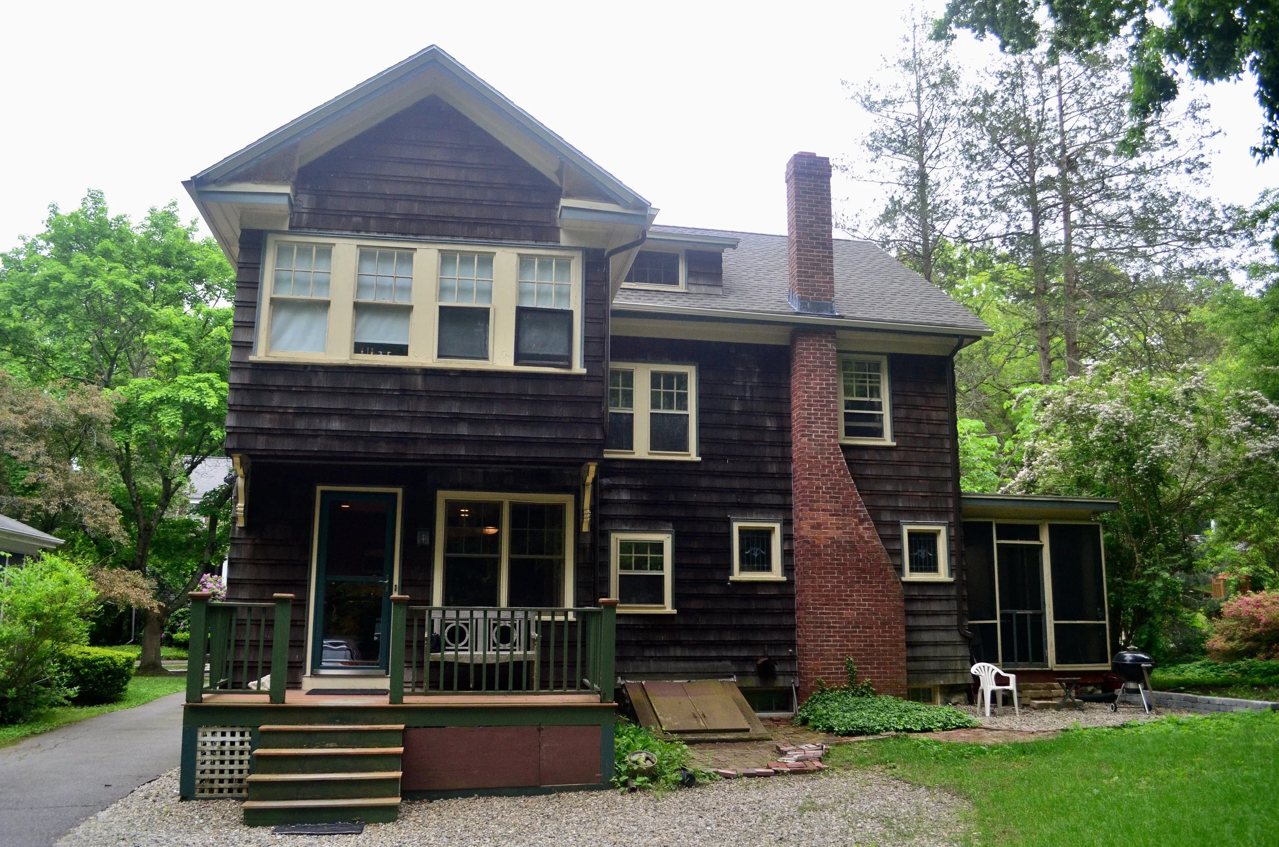 The childhood home.