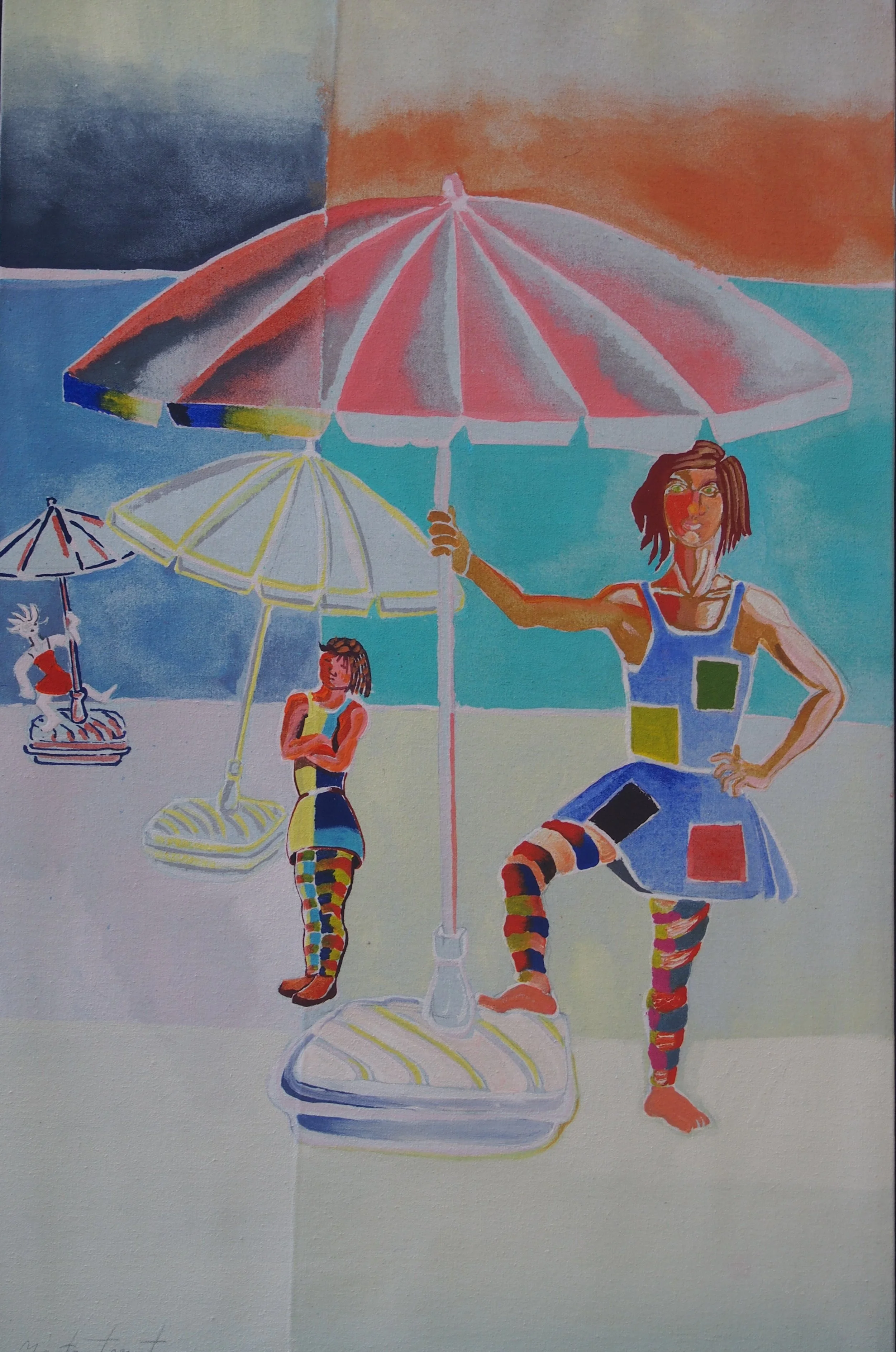 En attendantt le Présent 2017 Acrilic sobre tela 60X45cm