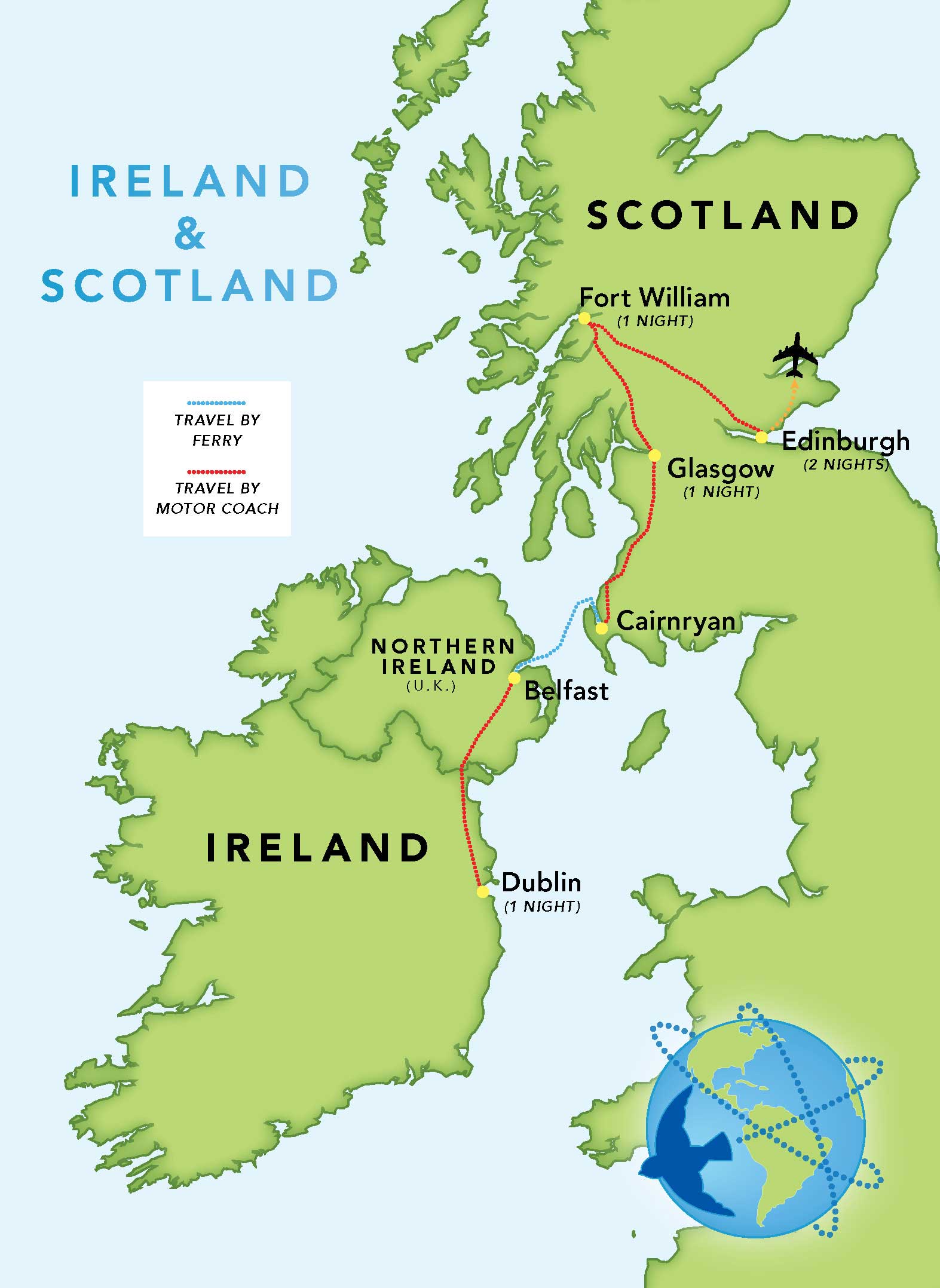 guided tour of scotland and ireland